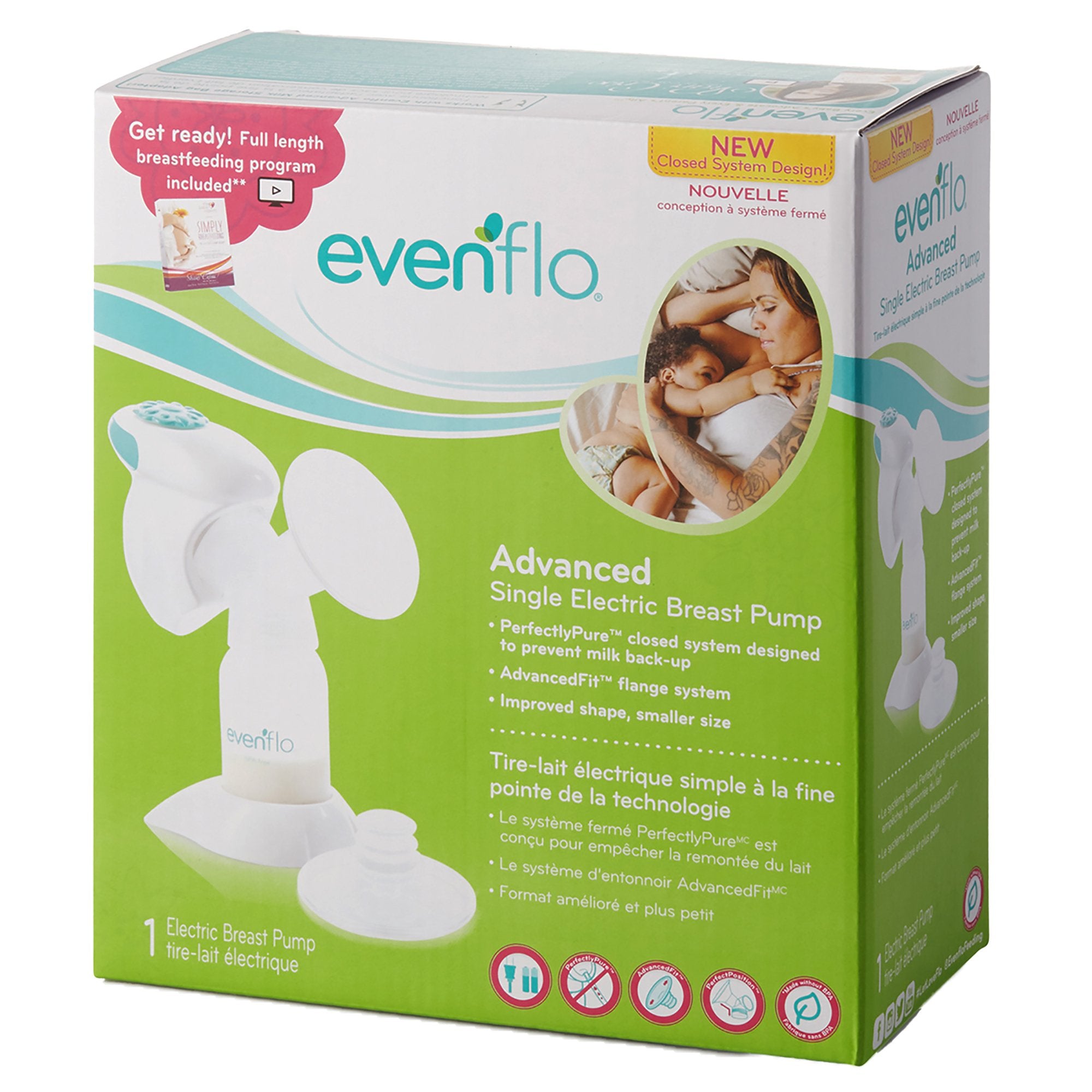 Evenflo® Advanced Single Electric Breast Pump – Medical Supply HQ