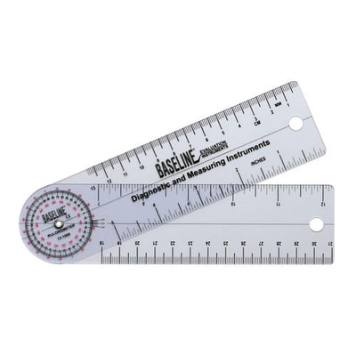 Plastic Angle Rule Goniometer 6   360 Degrees (Goniometers) - Img 1