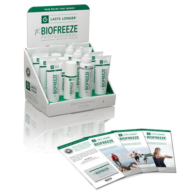 Biofreeze Countertop Display 12 piece (Analgesic Lotions/Sprays) - Img 1
