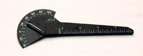 Digit Plastic Goniometer 180o (Goniometers) - Img 1