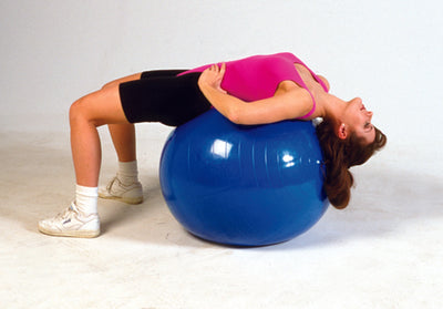 Inflatable PT Ball- 48in 120 Cm- Orange (Exercise Balls) - Img 1