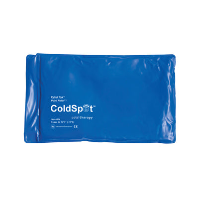 Reusable Heavy Duty Cold Pack  Half 7  x 11  Blue Vinyl (Cold Therapy Packs) - Img 1