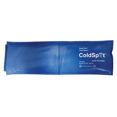 Reusable Heavy Duty Cold Pack  Throat 3 x11  Blue Vinyl (Cold Therapy Packs) - Img 1