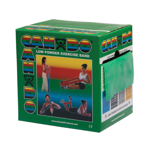 Cando Exercise Band Green Medium 50-Yard Dispenser Box (Cando Exercise Band) - Img 1