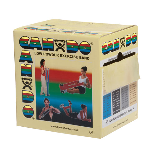Cando Exercise Band Tan XX-Light 50-Yard Dispenser Box (Exercise Tubing/Bands/Access) - Img 1