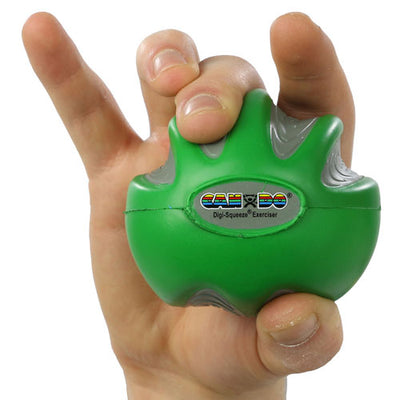 Hand Exerciser Medium Moderate Green CanDo Digi-Squeeze (Digit Exercise Products) - Img 2