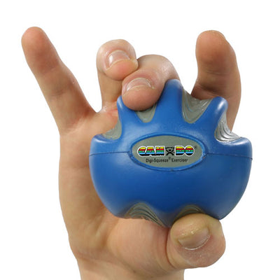 Hand Exerciser Medium Firm Blue CanDo Digi-Squeeze (Digit Exercise Products) - Img 2