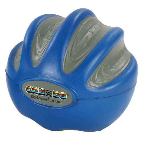 Hand Exerciser Medium Firm Blue CanDo Digi-Squeeze (Digit Exercise Products) - Img 1