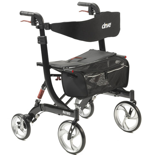 Nitro Rollator  HD  Black Bariatric Black (Rollators) - Img 1