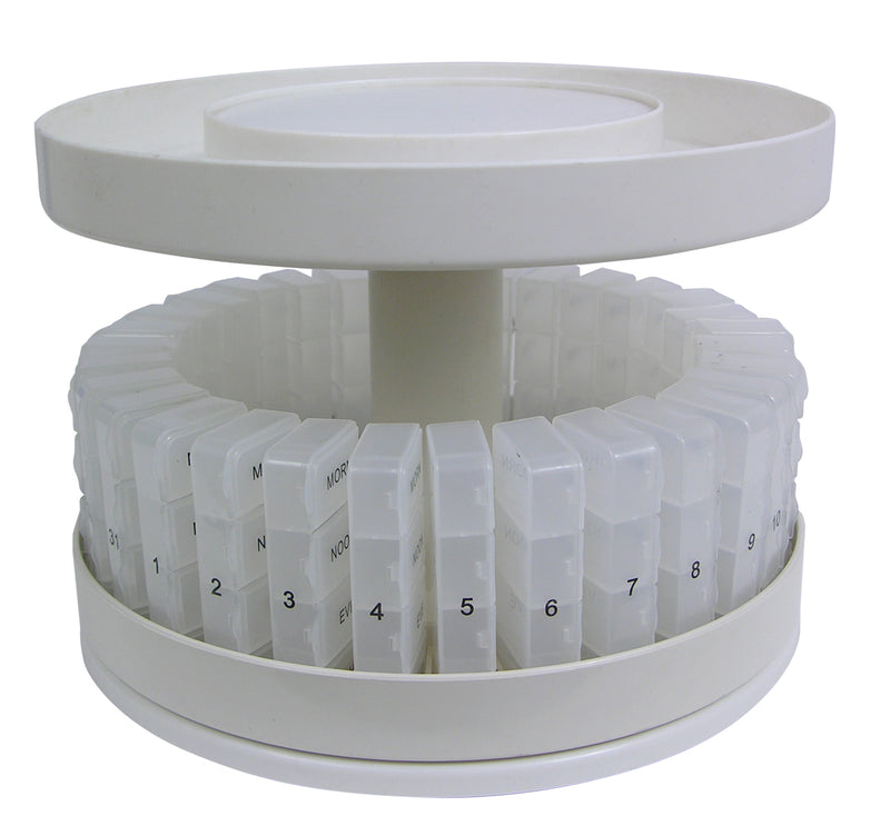 Revolving Medicine Center w/31Daily Pill Compartments (Pill Aids) - Img 2