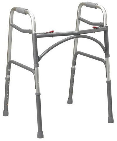 Double Button Extra-Wide Adult Folding Walker (Bariatric) (Walkers - Two Button) - Img 1