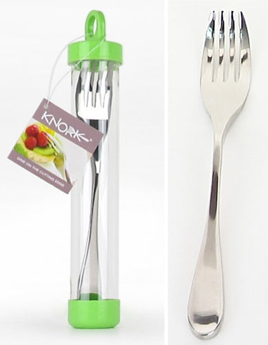 Knork (Knife and Fork Comb.) Stainless Steel--Duo Finish (Combination Utensils) - Img 1