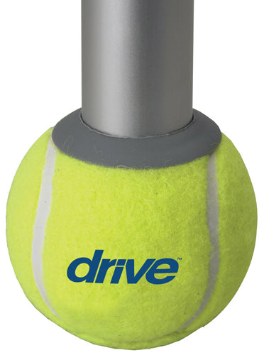 Tennis Ball Glides (2) Deluxe w/ 2 Replacement Glide Pads (Walker Accessories) - Img 2