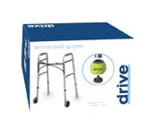 Tennis Ball Glides (2) Deluxe w/ 2 Replacement Glide Pads (Walker Accessories) - Img 1