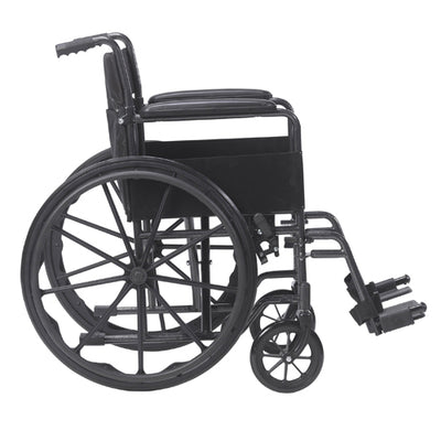 Wheelchair 18   w/Fixed Full Arms & Swingaway Det Footrests (Wheelchairs - Standard) - Img 5