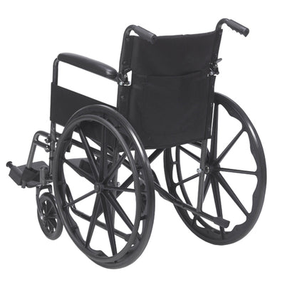 Wheelchair 18   w/Fixed Full Arms & Swingaway Det Footrests (Wheelchairs - Standard) - Img 6