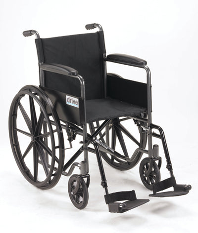 Wheelchair 18   w/Fixed Full Arms & Swingaway Det Footrests (Wheelchairs - Standard) - Img 1