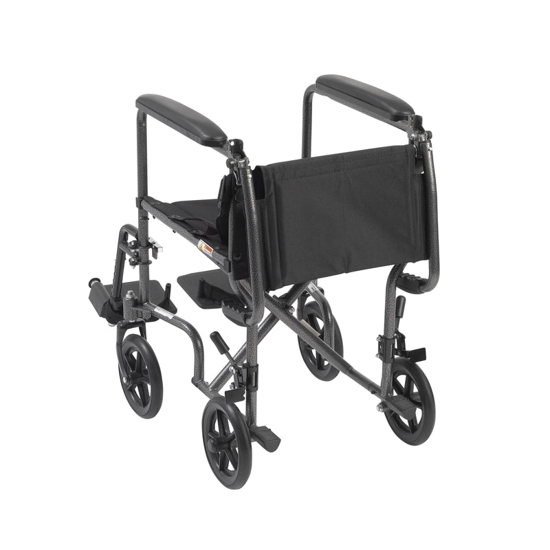 Wheelchair Transport  19  Silver Vein Finish (Wheelchair - Transport) - Img 3