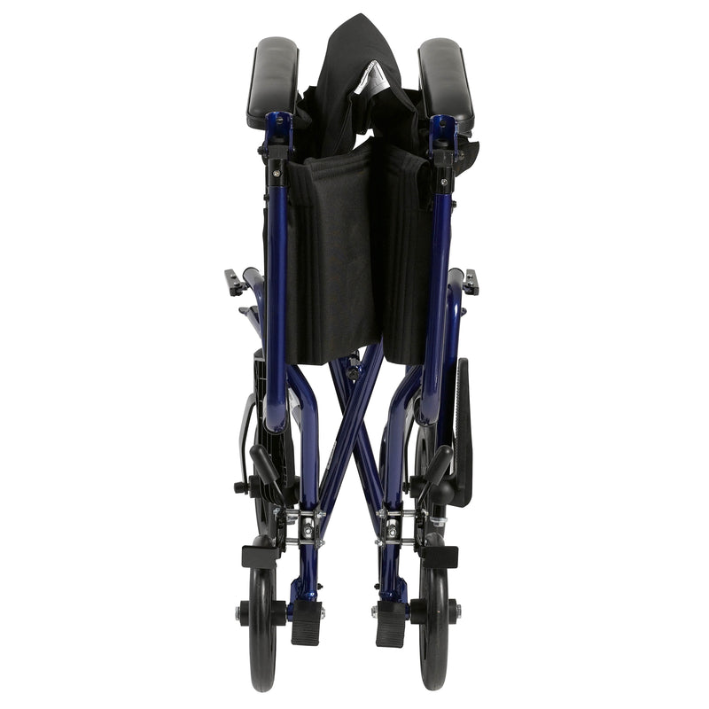 Wheelchair Transport Lightweight Blue 17 (Wheelchair - Transport) - Img 2
