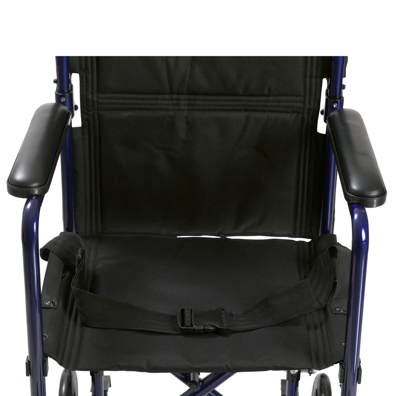 Wheelchair Transport Lightweight Blue 17 (Wheelchair - Transport) - Img 4