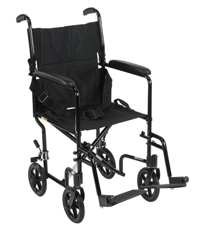 Wheelchair Transport Lightweight Black 17 (Wheelchair - Transport) - Img 1