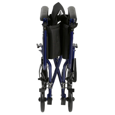 Wheelchair Transport Lightweight Blue 19 (Wheelchair - Transport) - Img 2