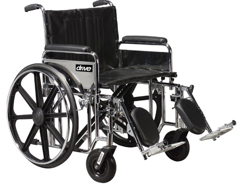 Wheelchair Bariatric 20  Wide w/Rem Desk Arms  S/F (Wheelchair - Accessories/Parts) - Img 1