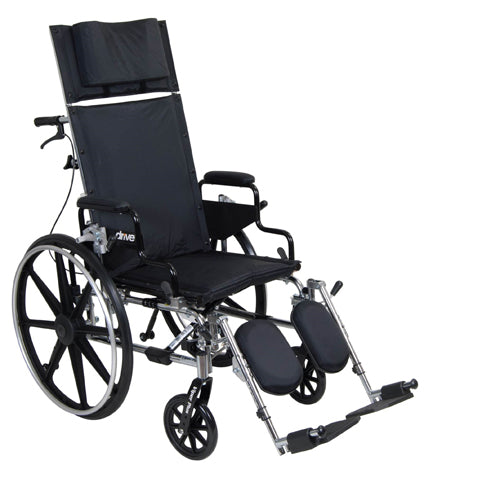 Viper Plus Reclining W/C 20  Flip-Back  Rem Full Arms (Wheelchairs-Reclining) - Img 1