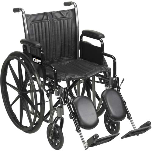 Wheelchair Econ Rem Full Arms 20  w/ Swing-Away Footrests (Wheelchairs - Standard) - Img 1