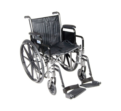 Wheelchair Econ Rem Desk Arms 20  w/SF   Dual Axle K1/K2 (Wheelchairs - Standard) - Img 1