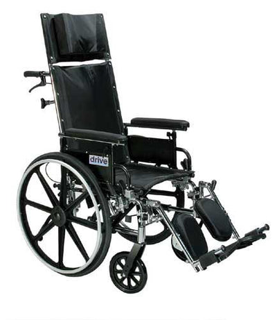 Viper Plus  Reclining W/C 18  Adj Hgt Flip Full Arms  SEL (Wheelchairs-Reclining) - Img 1