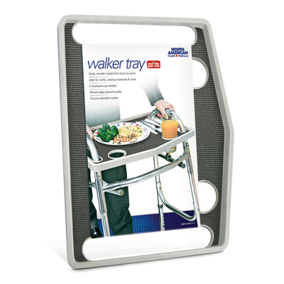 Walker Tray w/ Grip Mat  Gray (Walker Accessories) - Img 1