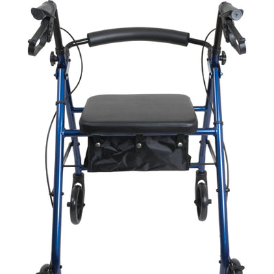 Aluminum Rollator w/Loop Brake Blue  4-Wheel (Rollators) - Img 2