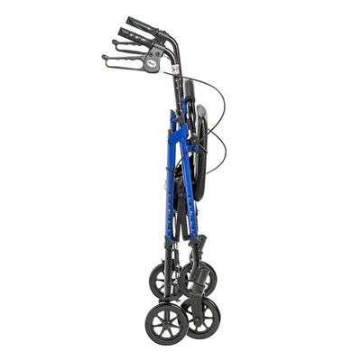 Rollator Aluminum w/Adj. Seat Height  Blue (Rollators) - Img 4