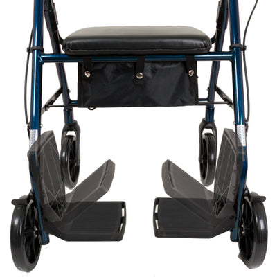 Combination Blue Rollator & Transport Wheelchair (Combo Rollators/Wheelchairs) - Img 3