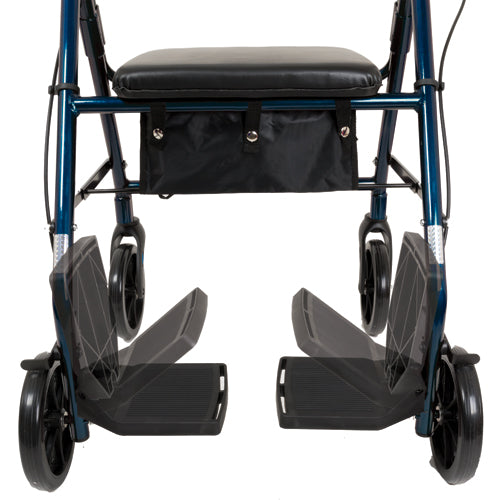 Combination Blue Rollator & Transport Wheelchair (Combo Rollators/Wheelchairs) - Img 3