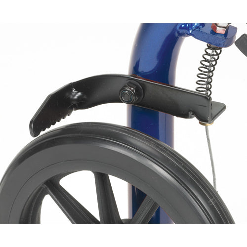 Rollator 4-Wheel with Pouch & Padded Seat  Black - Drive (Rollators) - Img 4