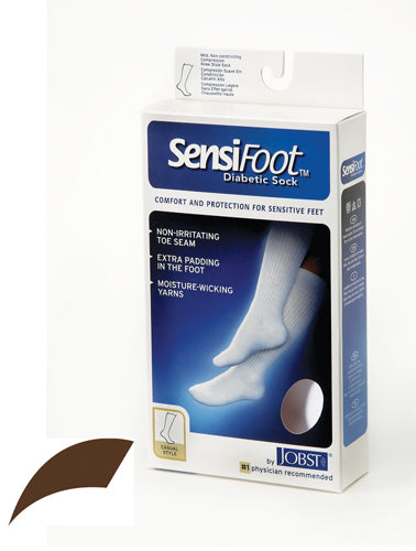 Jobst Sensifoot 8-15 Knee Length Large Brown (Socks/Sandals/Slippers) - Img 1