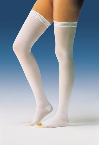 Jobst Anti-Em Knee-Hi Medium Regular  Closed Toe  White (Jobst Anti-Embolism Stockings) - Img 1