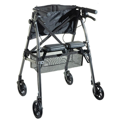 EZ Fold-N-Go Rollator - Black Walnut    (each) (Rollators) - Img 2