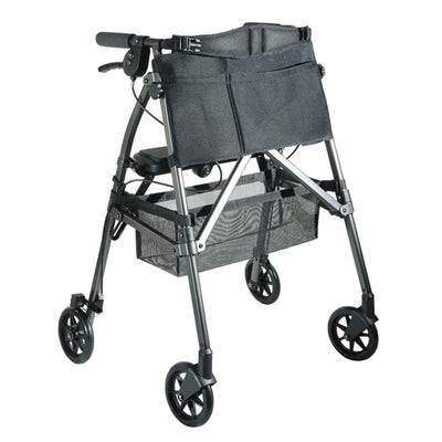 EZ Fold-N-Go Rollator - Black Walnut    (each) (Rollators) - Img 1