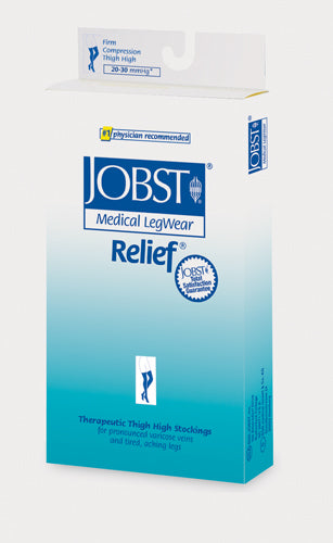 Jobst Relief 20-30 Thigh-Hi Closed-Toe Beige Medium (pair) (Jobst Ultrasheer 20-30 ThighHi) - Img 1