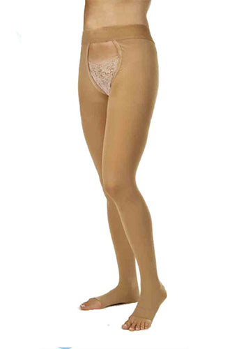 Chaps 20-30 Open Toe Beige Small Left Leg (Jobst Relief 20-30 Knee-Hi) - Img 1