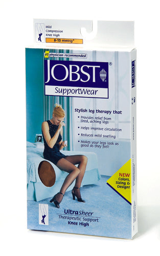 Jobst  Ultrasheer 8-15 Knee-Hi Silky Beige 4£ - 6£ Shoe size