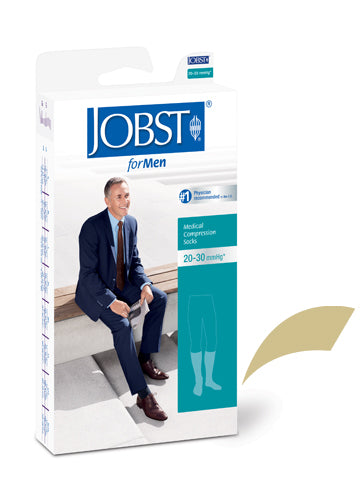 Jobst for Men 20-30 Knee-Hi Khaki Medium (Jobst for Men 20-30 Knee High) - Img 1