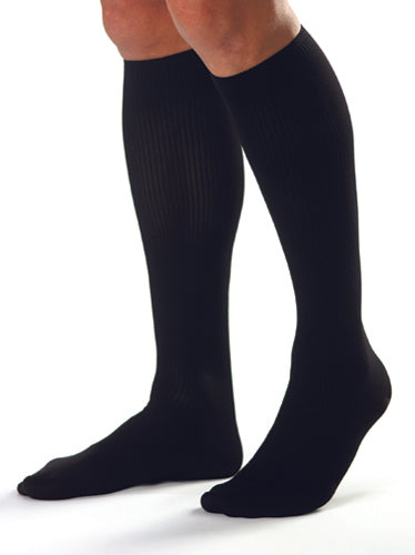 Jobst for Men 20-30 Knee-Hi Black Small (Jobst for Men 20-30 Knee High) - Img 1