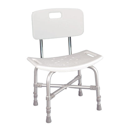 Bath Bench - Heavy Duty With Back  Bariatric (KD)  Each (Bath& Shower Chair/Accessories) - Img 1