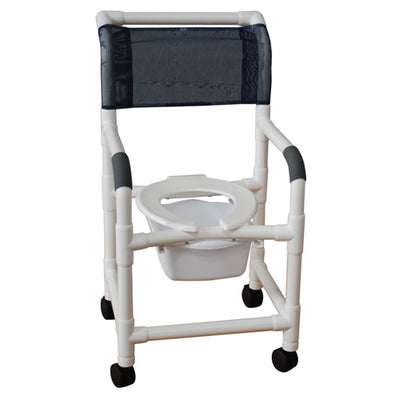 Shower Chair With Square Pail PVC (Bedside Commodes) - Img 1
