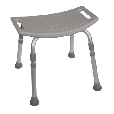 Shower Safety Bench W/O Back Tool-Free Assembly  Grey (Bath& Shower Chair/Accessories) - Img 1