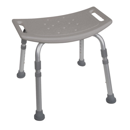 Shower Safety Bench W/O Back Tool-Free Assembly Grey Case/4 (Bath& Shower Chair/Accessories) - Img 1